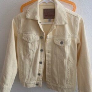 Lucky Brand Yellow Denim Jacket (XS)